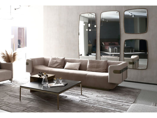 74cm High Leather Living Room Sofas Modern Minimalist Design