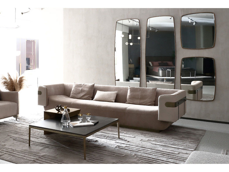 74cm High Leather Living Room Sofas Modern Minimalist Design